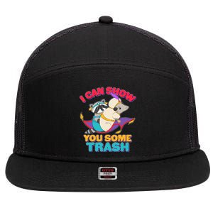 I Can Show You Some Trash 7 Panel Mesh Trucker Snapback Hat