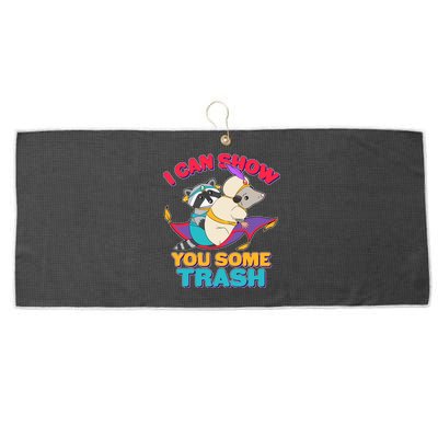 I Can Show You Some Trash Large Microfiber Waffle Golf Towel