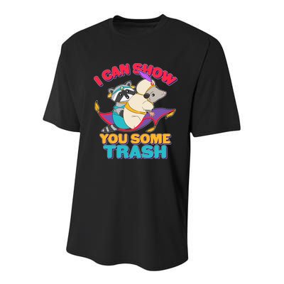 I Can Show You Some Trash Youth Performance Sprint T-Shirt