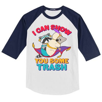 I Can Show You Some Trash Kids Colorblock Raglan Jersey