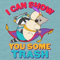 I Can Show You Some Trash Sueded Cloud Jersey T-Shirt