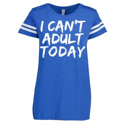 I Can't Adult Today Enza Ladies Jersey Football T-Shirt