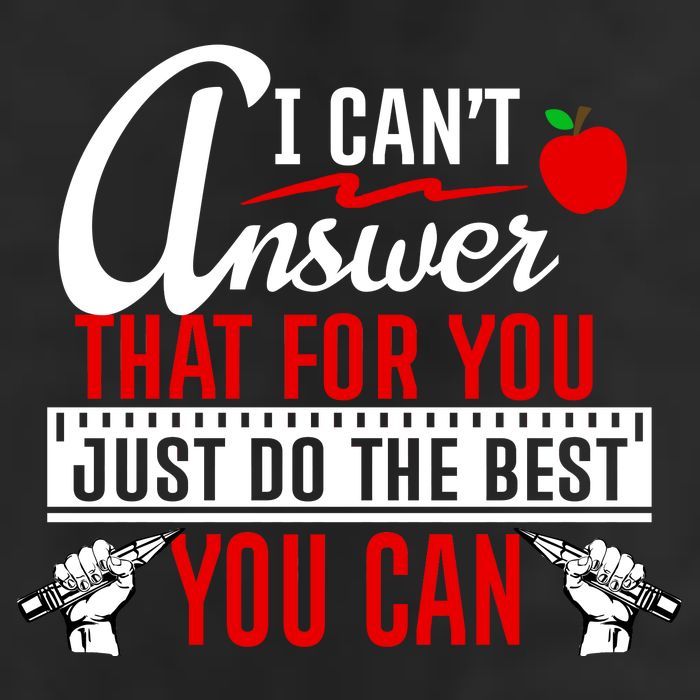 I Cant Answer That Just Do The Best You Can Garment-Dyed Fleece Hoodie