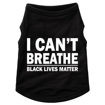 I Can't Breathe Black Lives Matter Doggie Tank
