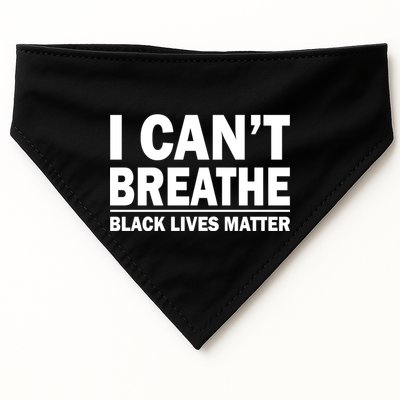 I Can't Breathe Black Lives Matter USA-Made Doggie Bandana
