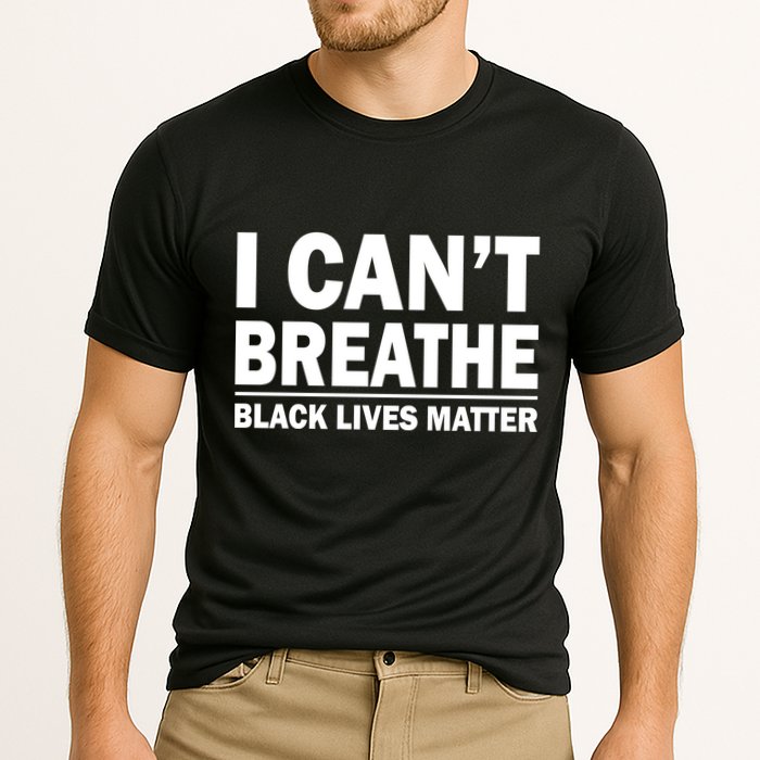 I Can't Breathe Black Lives Matter Cooling Performance Crew T-Shirt