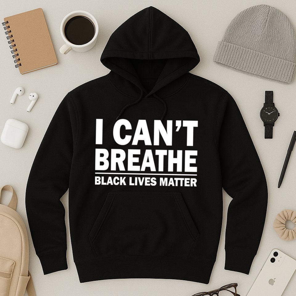 I Can't Breathe Black Lives Matter Hoodie