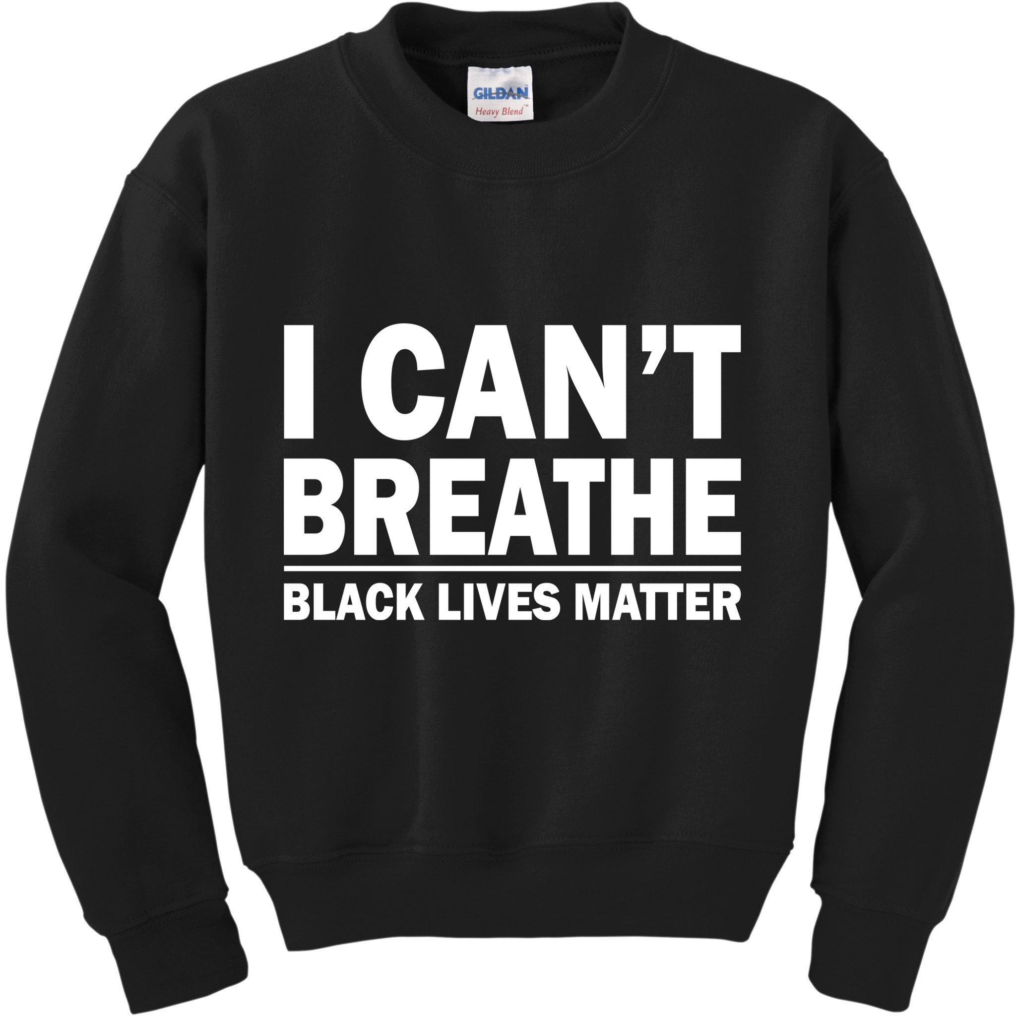 I Can't Breathe Black Lives Matter Kids Sweatshirt