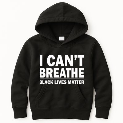 I Can't Breathe Black Lives Matter Kids Hoodie