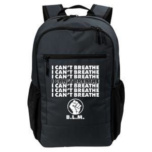 I Can't Breathe Black Lives Matter BLM Fist Daily Commute Backpack