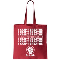 I Can't Breathe Black Lives Matter BLM Fist Bag