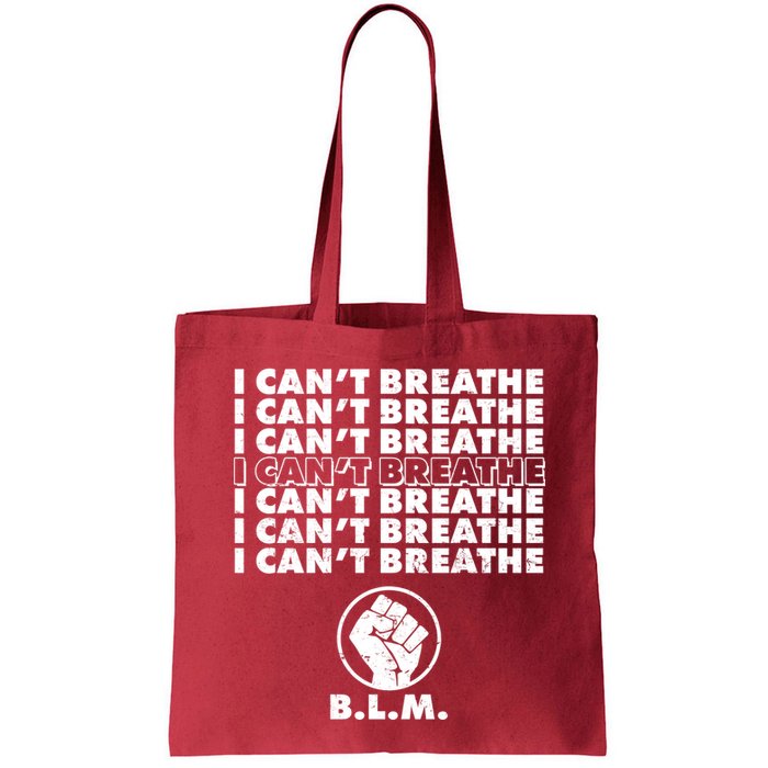 I Can't Breathe Black Lives Matter BLM Fist Bag
