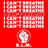 I Can't Breathe Black Lives Matter BLM Fist Bag