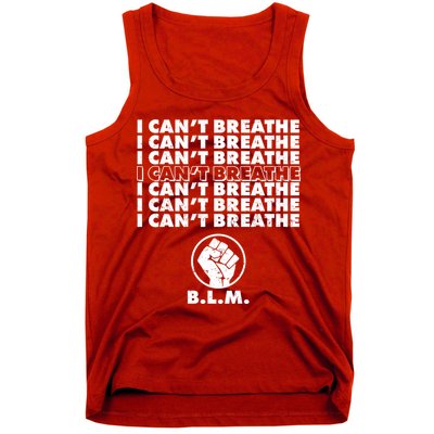 I Can't Breathe Black Lives Matter BLM Fist Tank Top