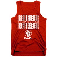 I Can't Breathe Black Lives Matter BLM Fist Tank Top