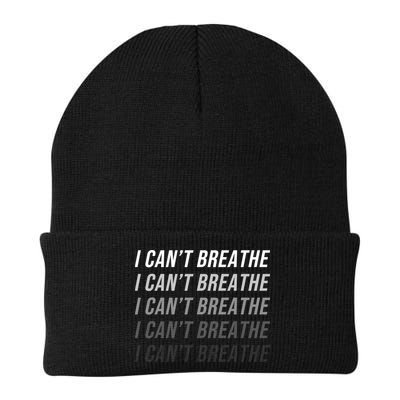 I Can't Breathe Fading Word Print Beanie