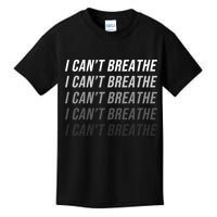I Can't Breathe Fading Word Print Kids T-Shirt