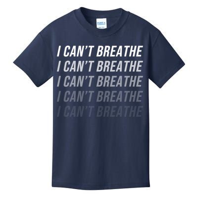 I Can't Breathe Fading Word Print Kids T-Shirt