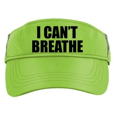 I Can't Breathe George Floyd Black Lives Matter Adult Drive Performance Visor