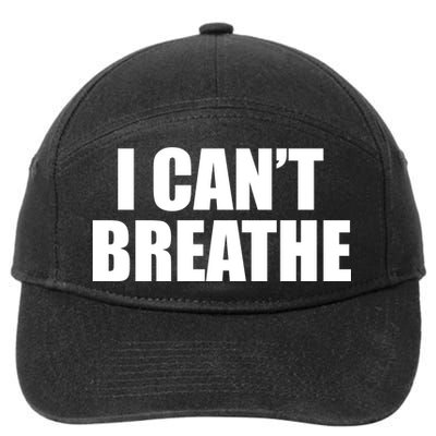 I Can't Breathe George Floyd Black Lives Matter 7-Panel Snapback Hat