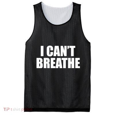 I Can't Breathe George Floyd Black Lives Matter Mesh Reversible Basketball Jersey Tank