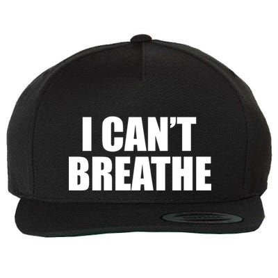 I Can't Breathe George Floyd Black Lives Matter Wool Snapback Cap