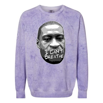 I Can't Breathe George Floyd BLM Colorblast Crewneck Sweatshirt