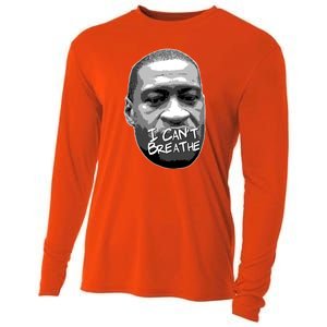 I Can't Breathe George Floyd BLM Cooling Performance Long Sleeve Crew