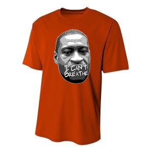 I Can't Breathe George Floyd BLM Performance Sprint T-Shirt