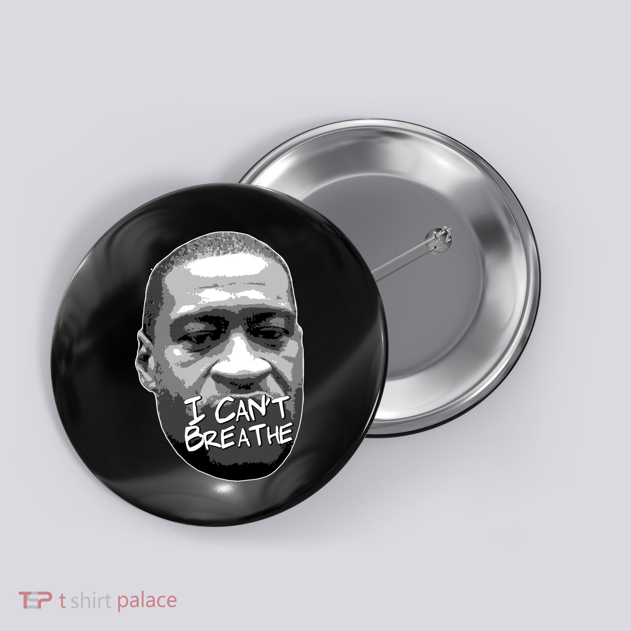 I Can't Breathe George Floyd BLM Button