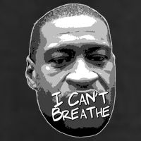 I Can't Breathe George Floyd BLM Adult Drive Performance Visor