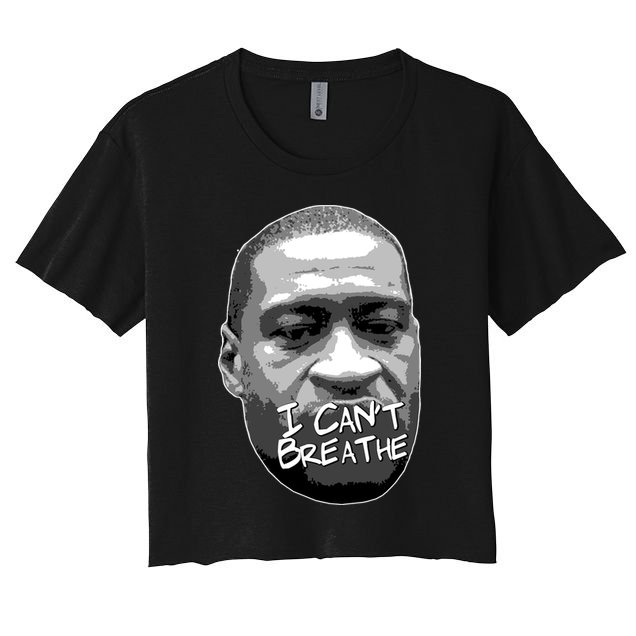 I Can't Breathe George Floyd BLM Crop Top