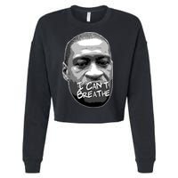 I Can't Breathe George Floyd BLM Cropped Pullover Crew