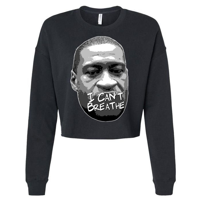I Can't Breathe George Floyd BLM Cropped Pullover Crew