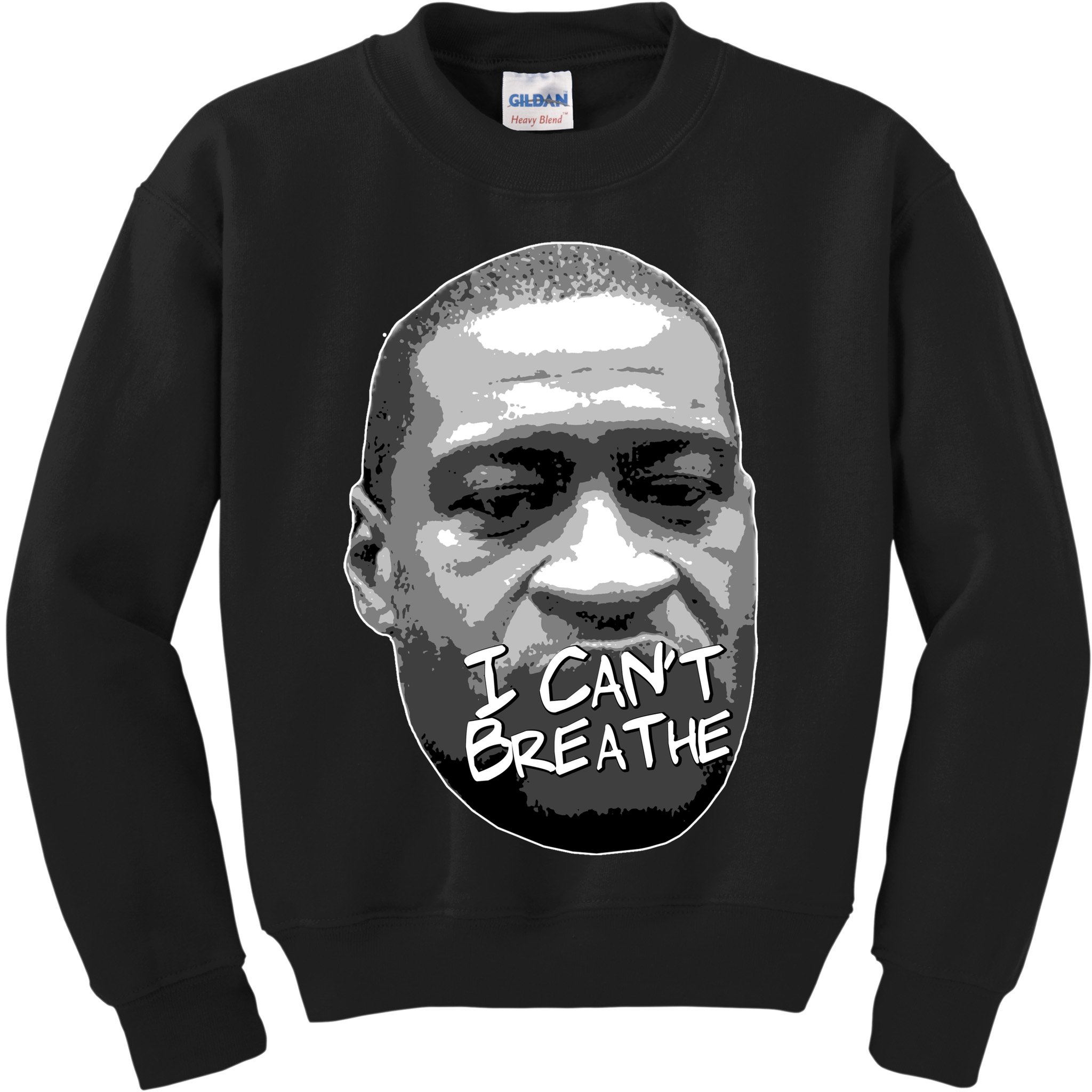I Can't Breathe George Floyd BLM Kids Sweatshirt