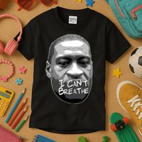 I Can't Breathe George Floyd BLM Kids T-Shirt