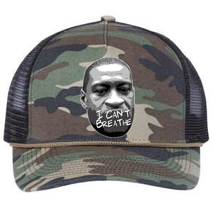 I Can't Breathe George Floyd BLM Retro Rope Trucker Hat Cap