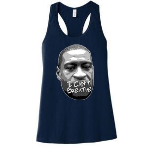 I Can't Breathe George Floyd BLM Women's Racerback Tank