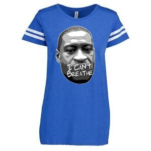 I Can't Breathe George Floyd BLM Enza Ladies Jersey Football T-Shirt