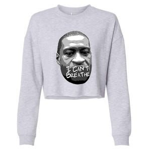 I Can't Breathe George Floyd BLM Cropped Pullover Crew