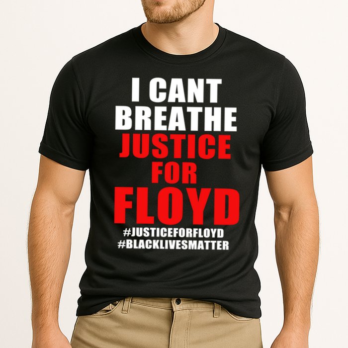 I Can't Breathe Justice For Floyd Performance Shirt