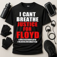 I Can't Breathe Justice For Floyd Performance Shirt