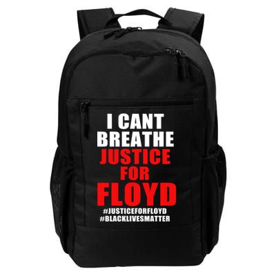 I Can't Breathe Justice For Floyd Backpack