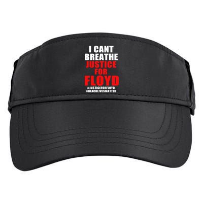 I Can't Breathe Justice For Floyd Adult Drive Performance Visor