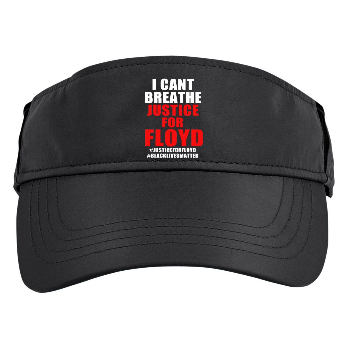 I Can't Breathe Justice For Floyd Adult Drive Performance Visor