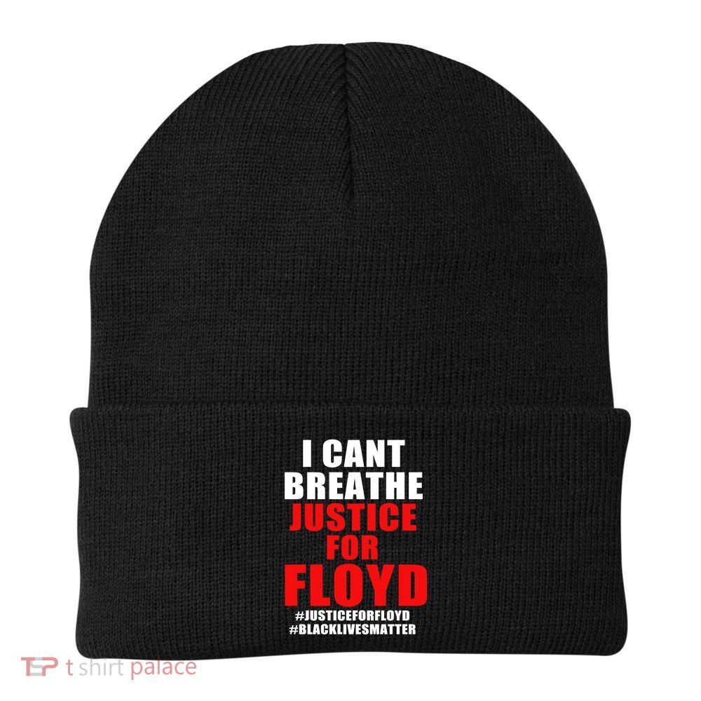 I Can't Breathe Justice For Floyd Knit Cap Winter Beanie