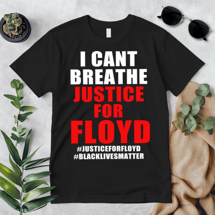 I Can't Breathe Justice For Floyd Premium T-Shirt