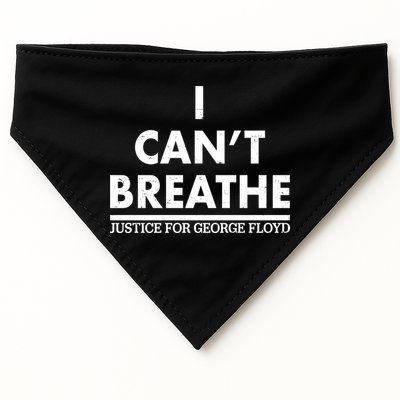 I Can't Breathe Justice For George Floyd Support BLM USA-Made Doggie Bandana