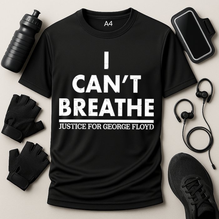 I Can't Breathe Justice For George Floyd Support BLM Performance Shirt