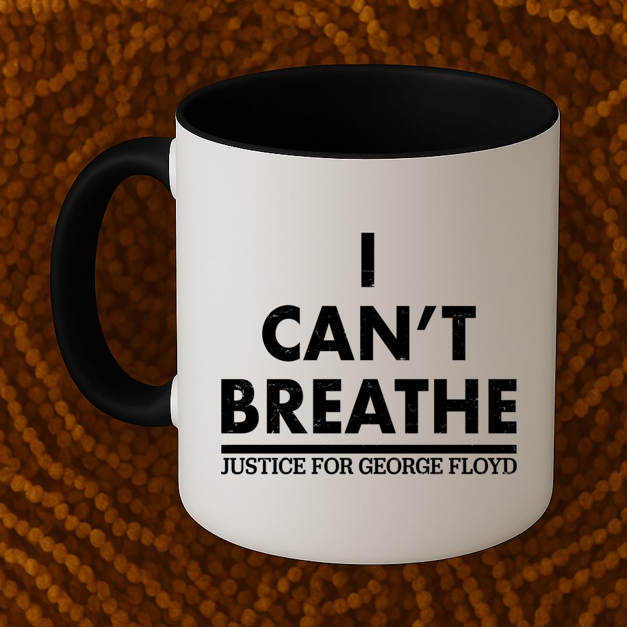 I Can't Breathe Justice For George Floyd Support BLM Mug